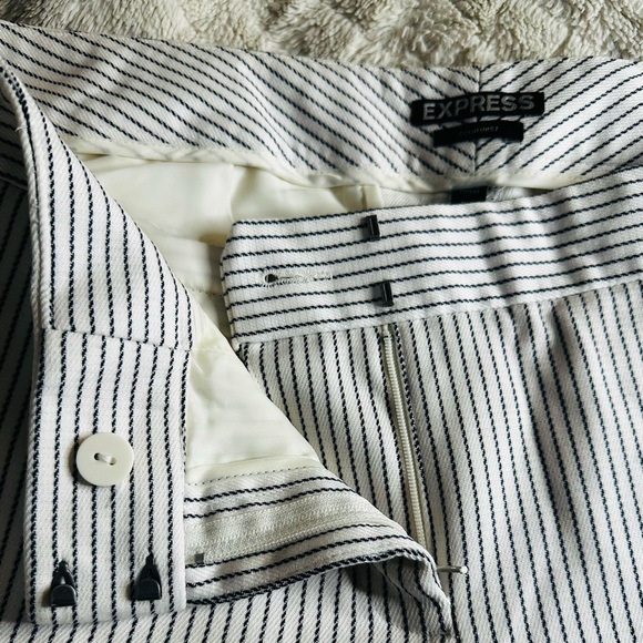 Express Monochrome Striped Trousers - Picture 6 of 10